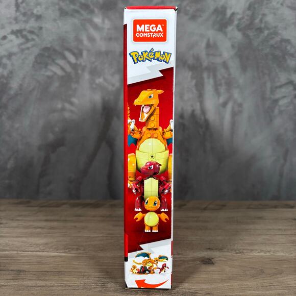 Mega Construx Pokémon Charmander Evolution Set 313 PCS New in Box - Picture 2 of 6